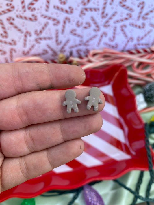 Tiny Gingerbread Studs