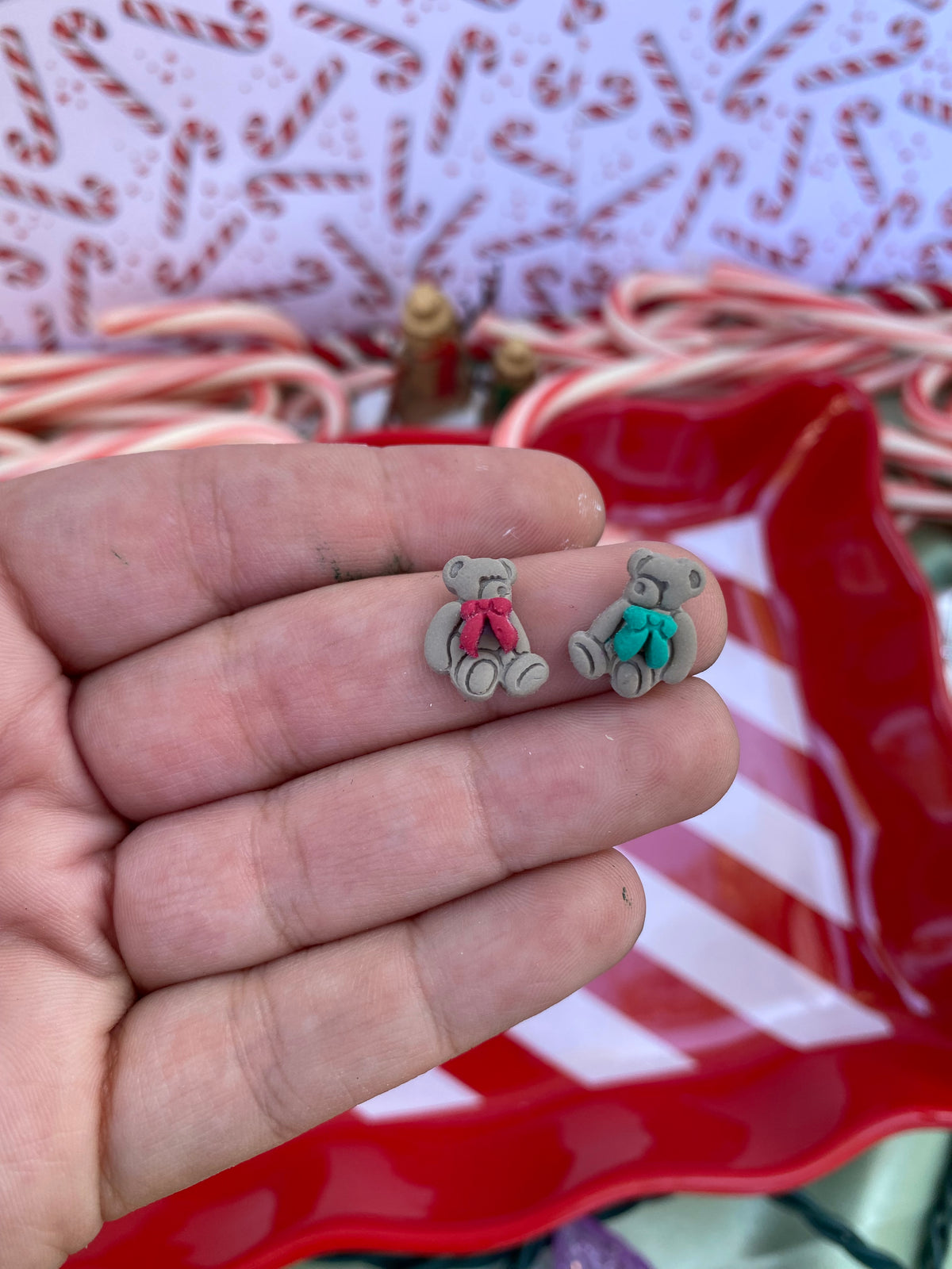 Tiny TeddyBear Studs