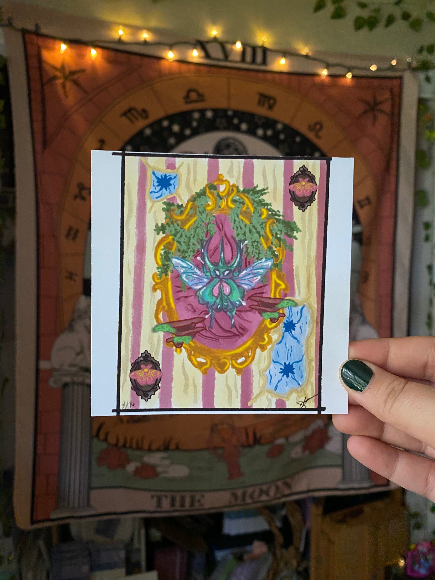 Bug Framed 5x5 Print