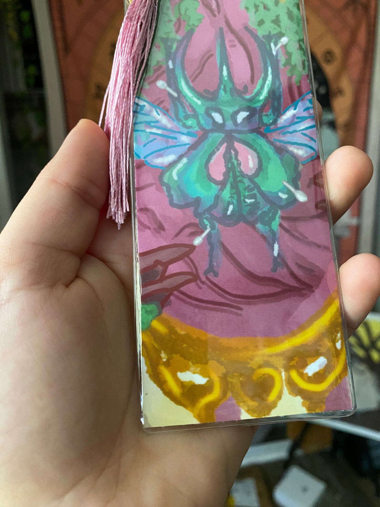 Bug Framed Bookmark