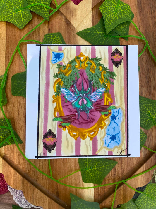 Bug Framed 5x5 Print