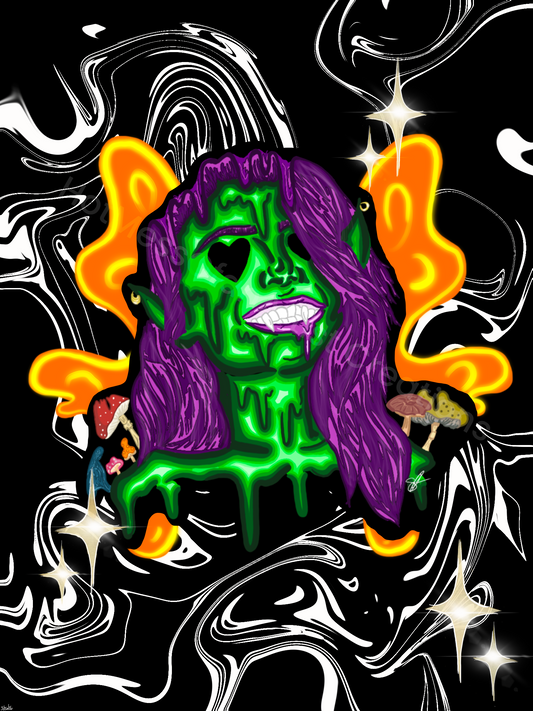 Queen Goblin of the Acid Meadows Print
