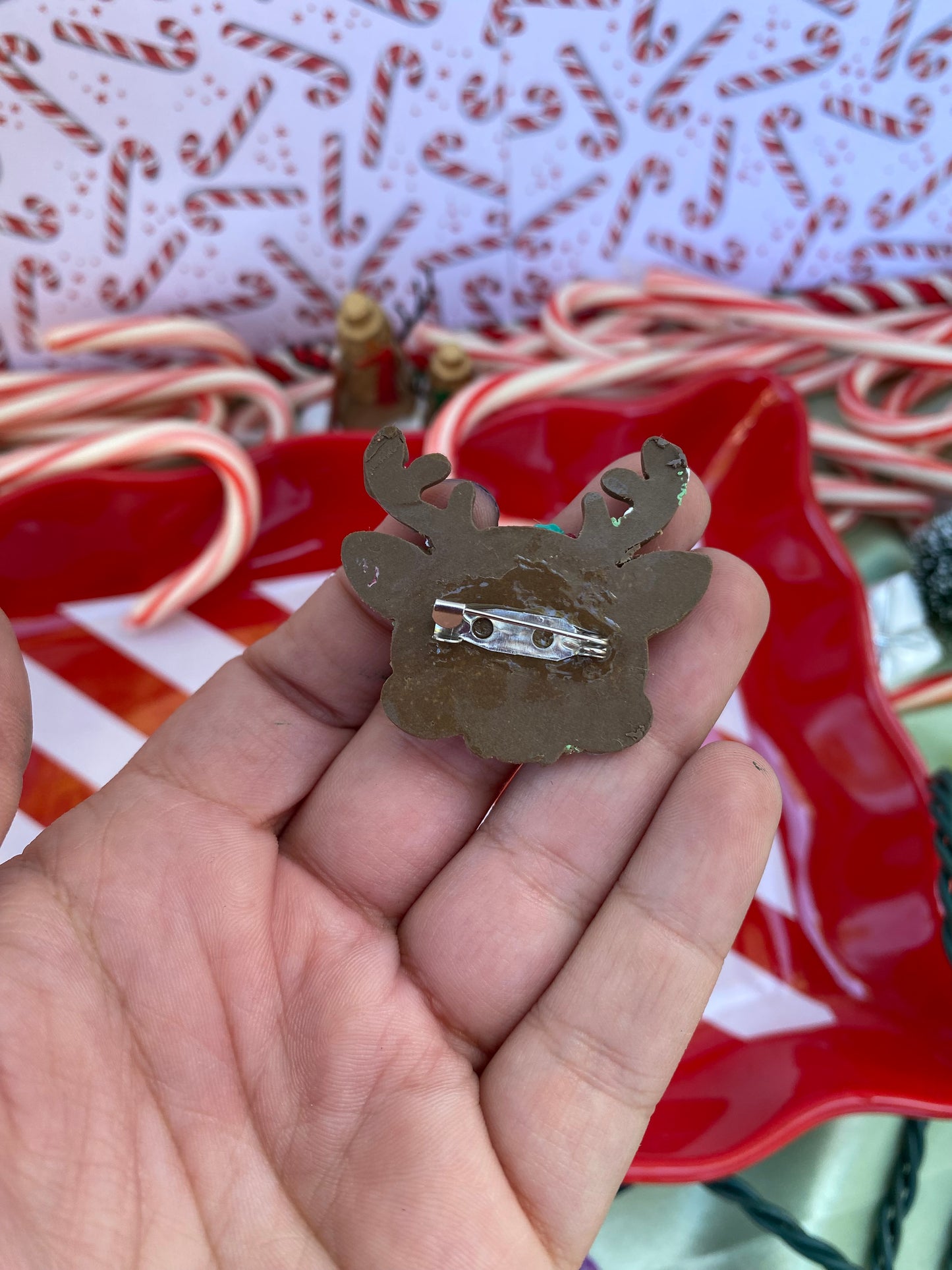 CottageCore Snowy ReinDeer Pin