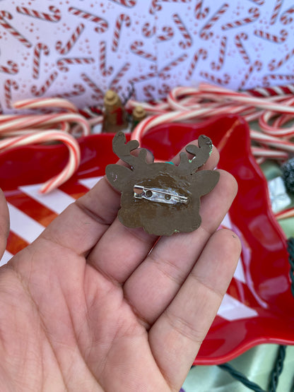 CottageCore Snowy ReinDeer Pin
