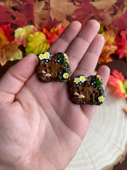 Tree Slice Froggy Pins