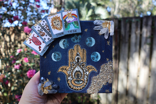 Whimsical Intuition Texture Painting