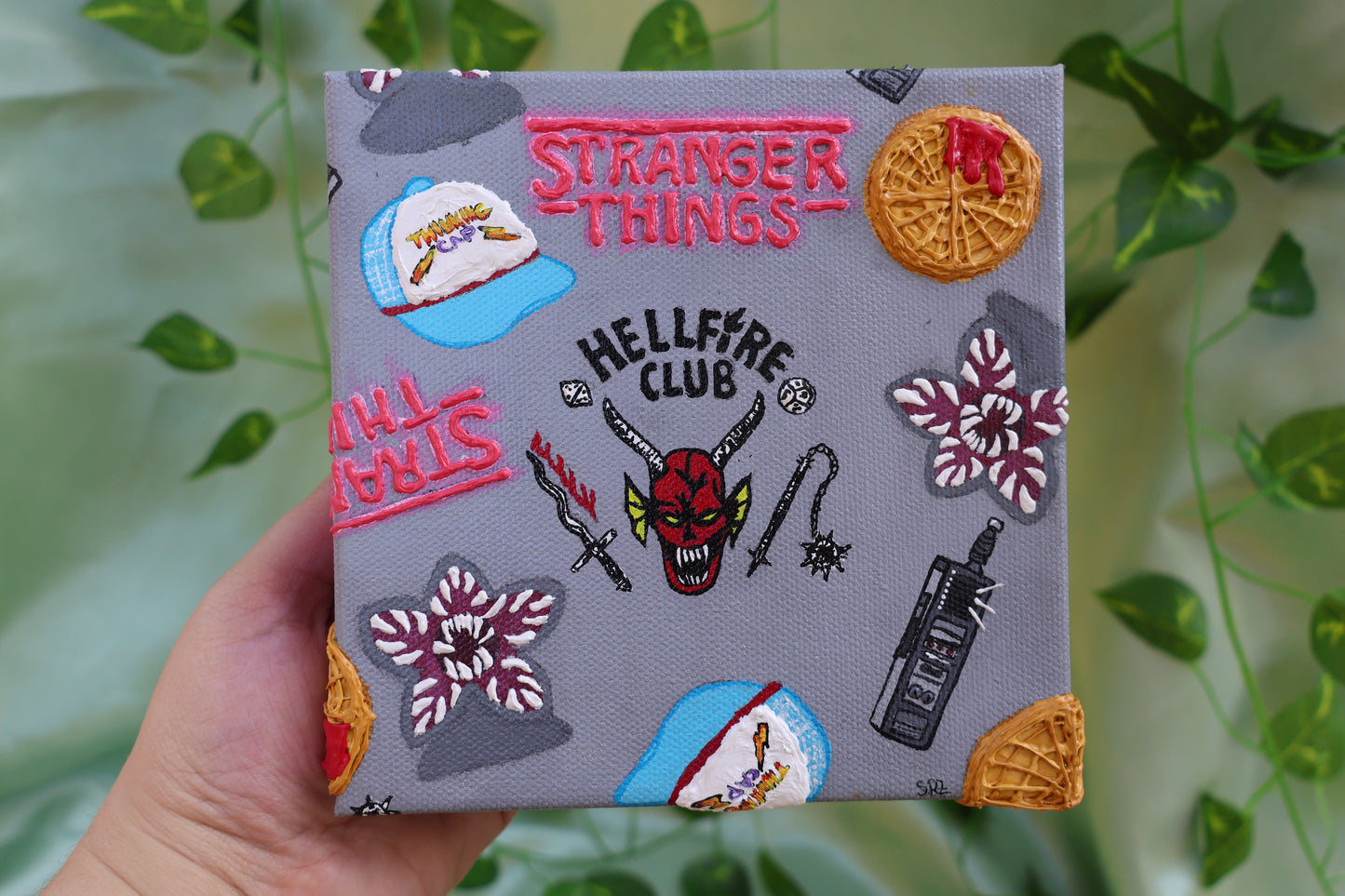 UpSide Down Texture Painting