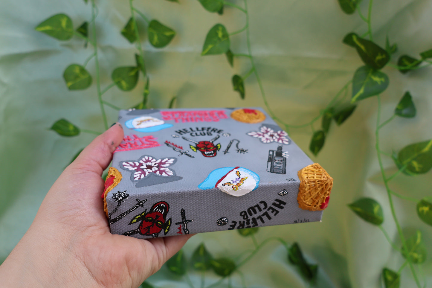 UpSide Down Texture Painting