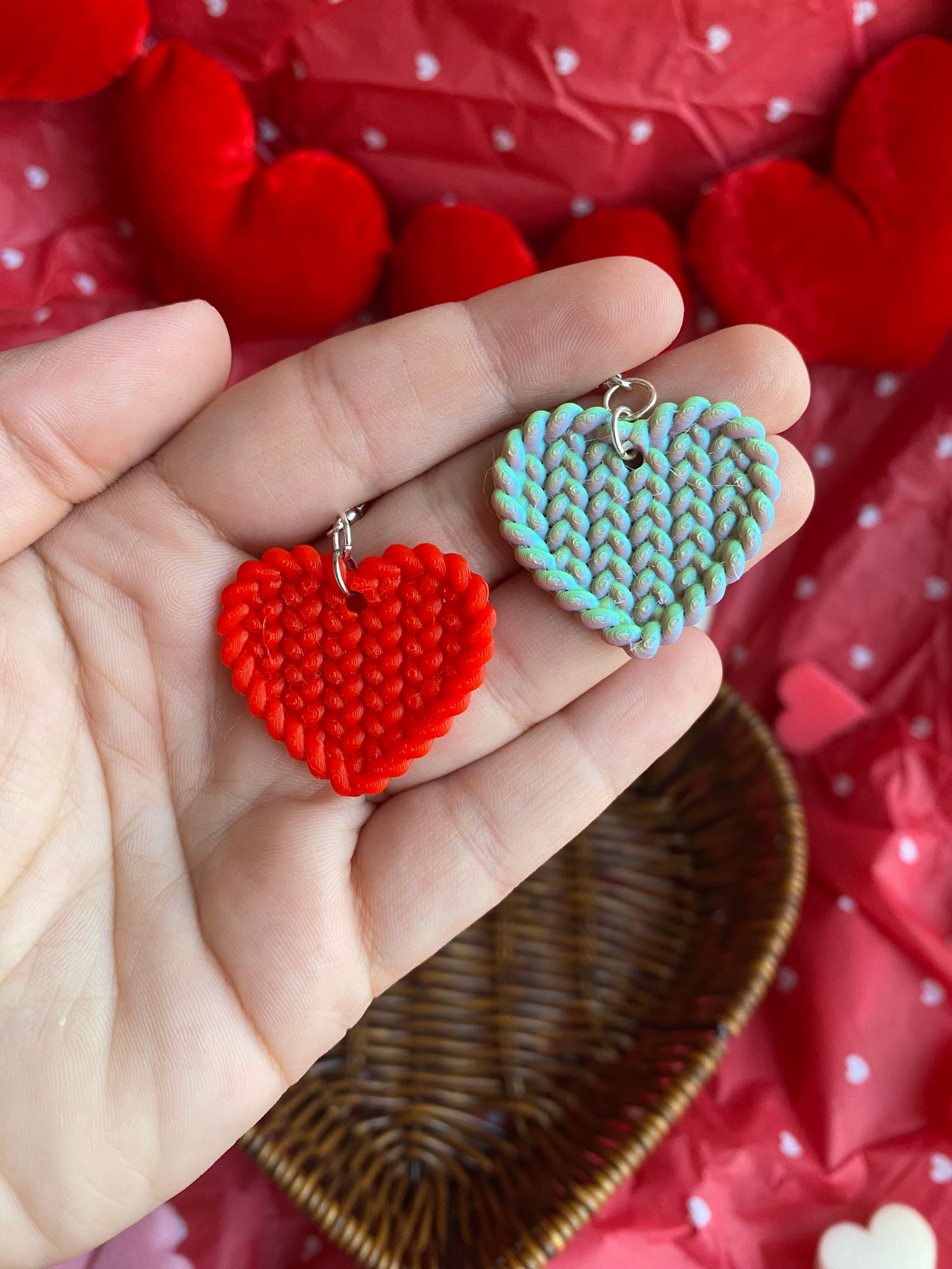 Knitted Hearts
