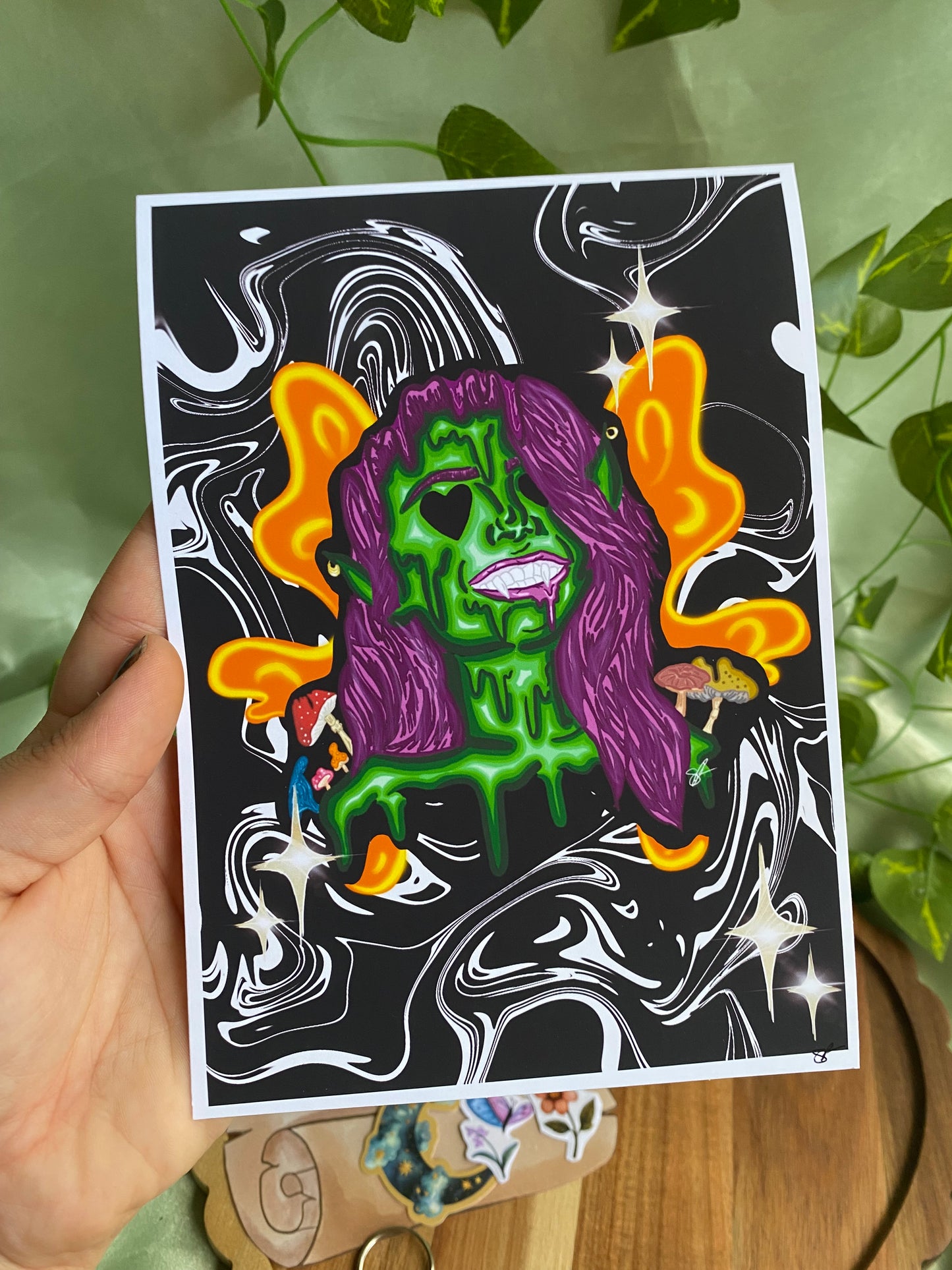 Queen Goblin of the Acid Meadows Print