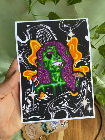 Queen Goblin of the Acid Meadows Print