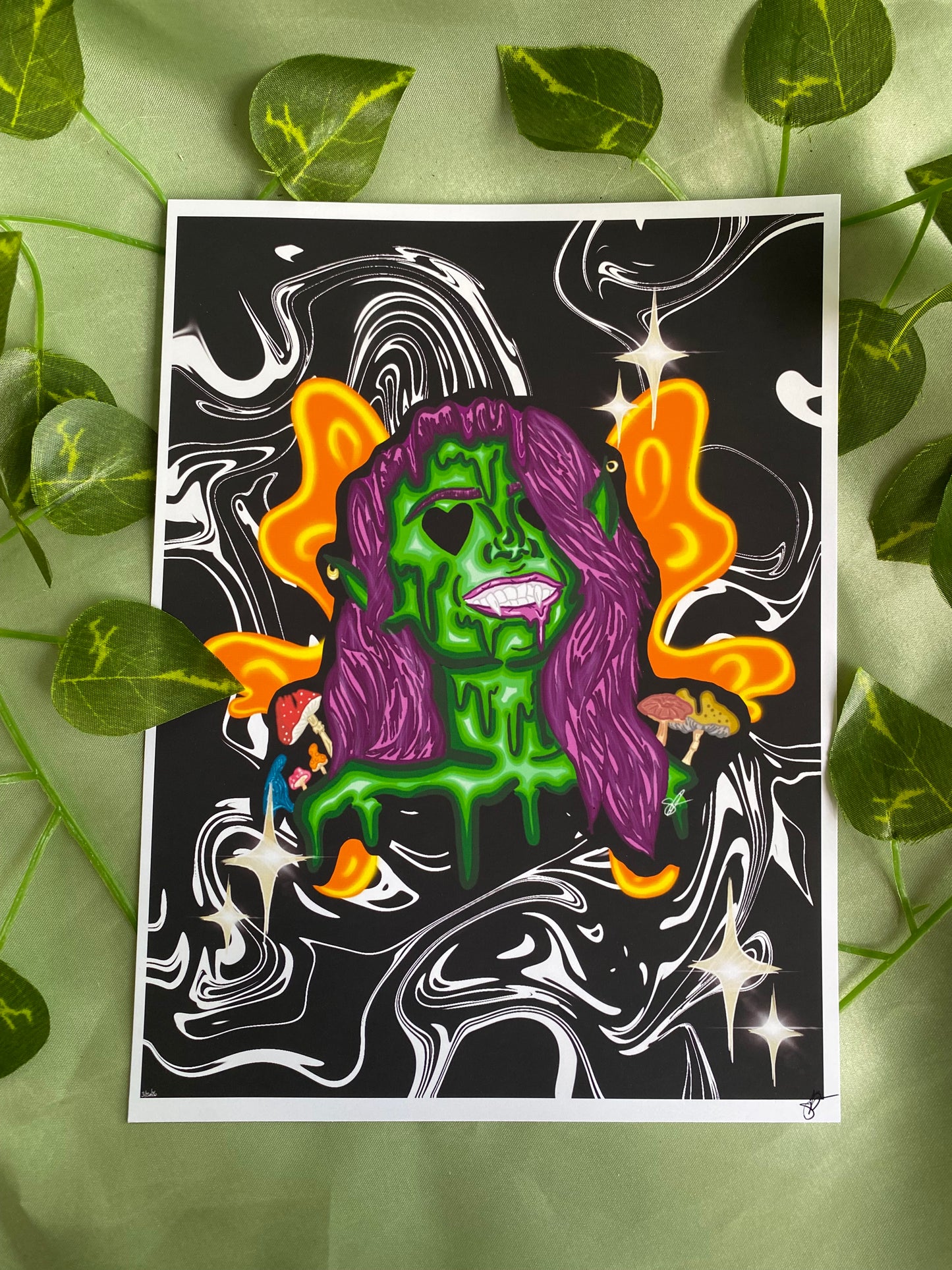 Queen Goblin of the Acid Meadows Print