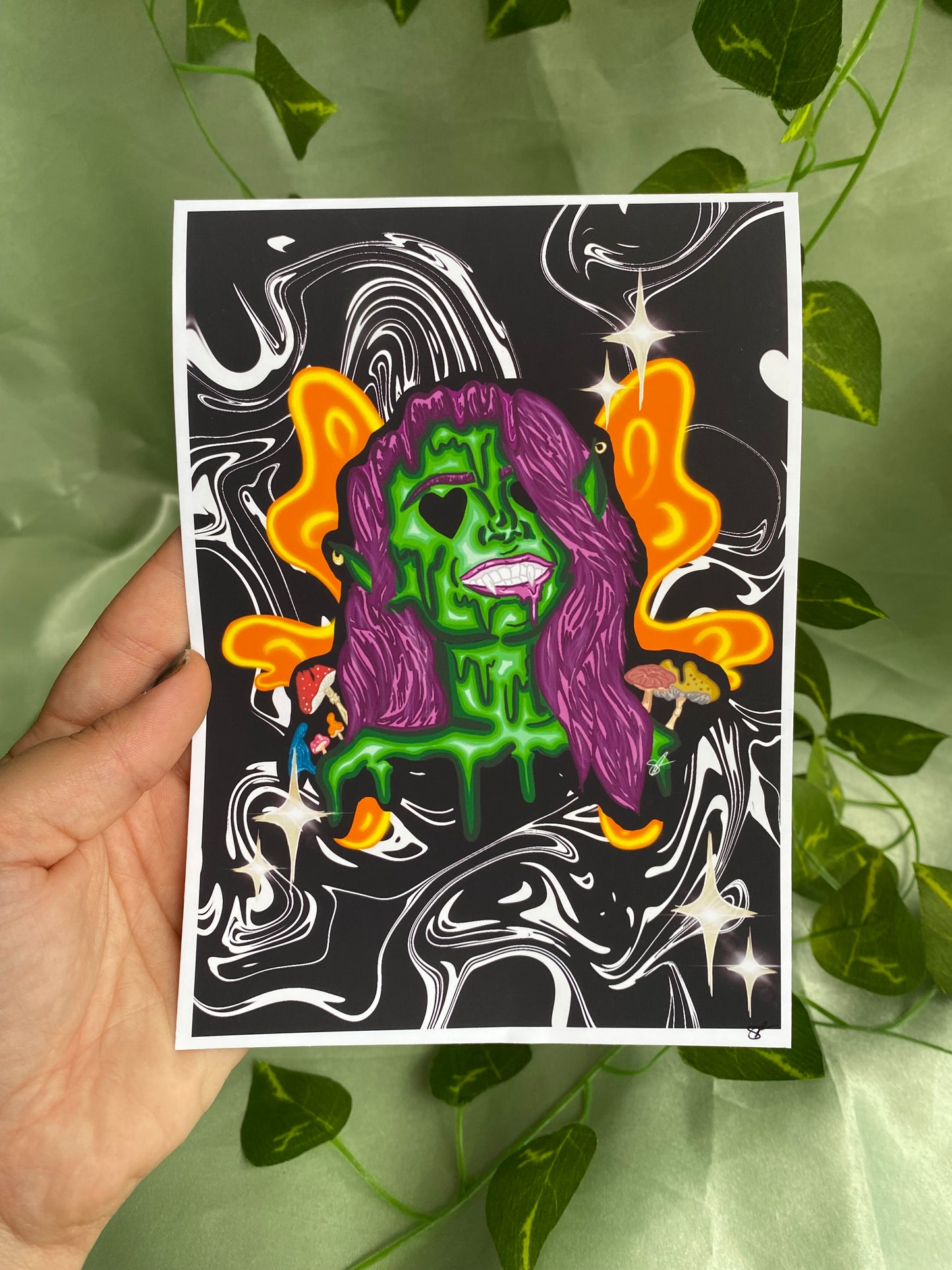 Queen Goblin of the Acid Meadows Print