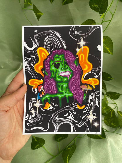 Queen Goblin of the Acid Meadows Print