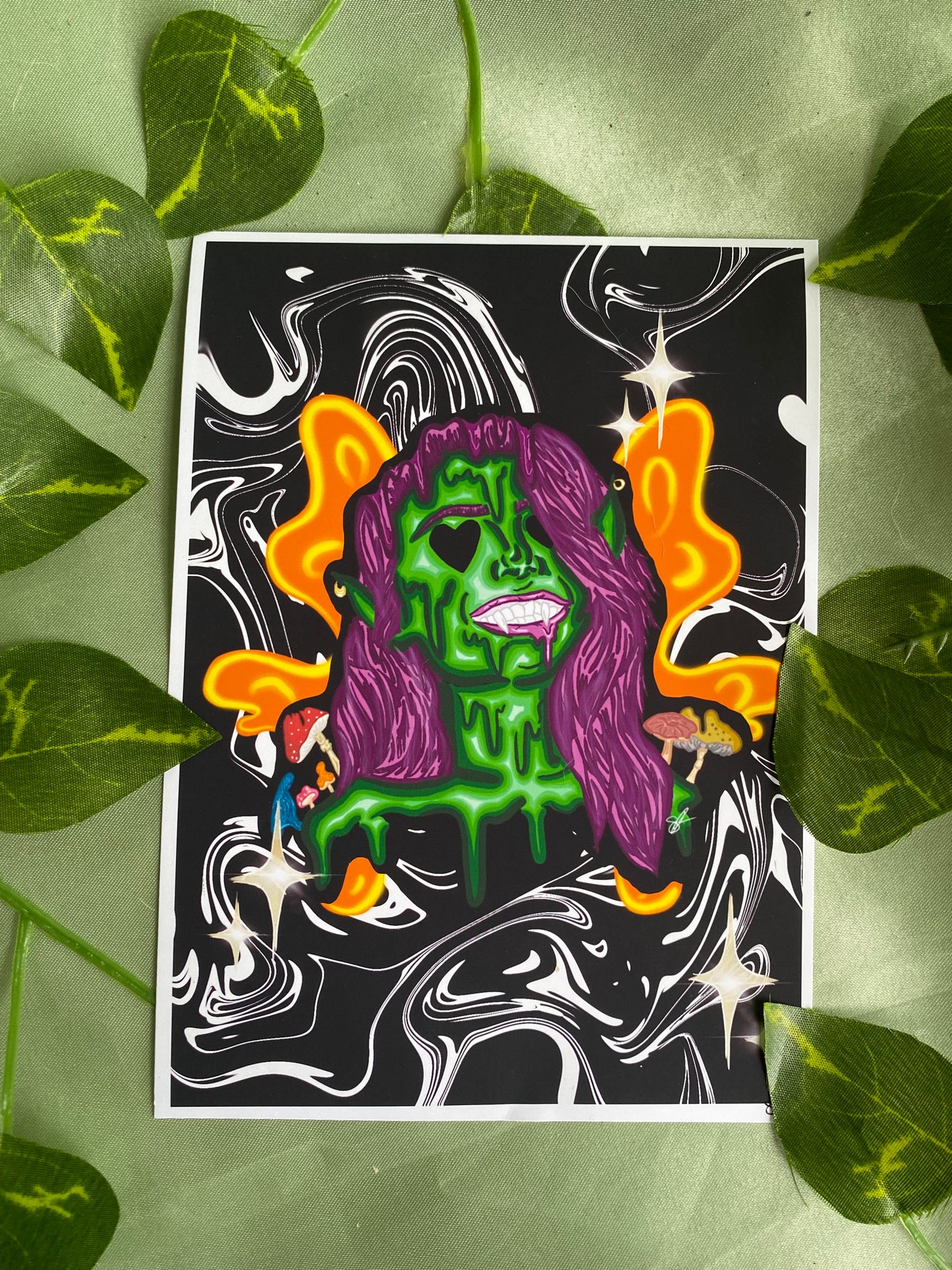 Queen Goblin of the Acid Meadows Print