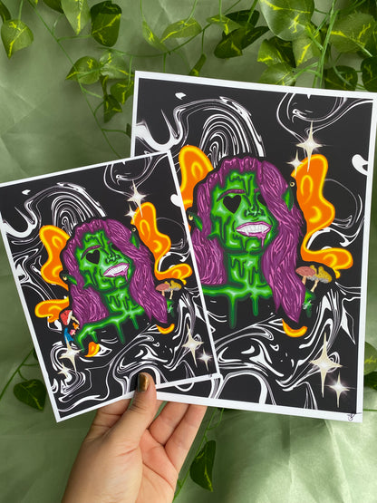 Queen Goblin of the Acid Meadows Print