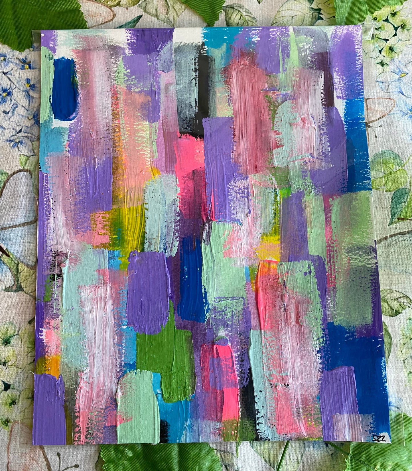 Pastel Abstract Painting