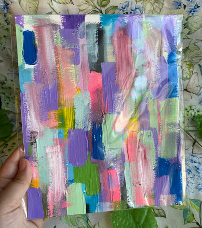 Pastel Abstract Painting