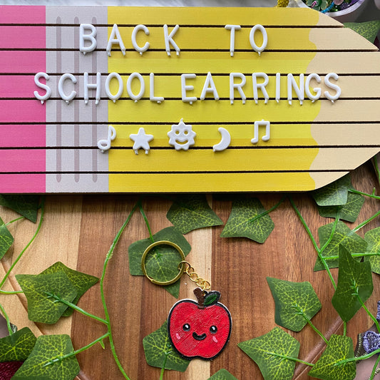 Smily Apple Keychain