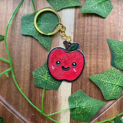 Smily Apple Keychain