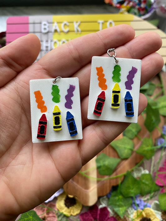 Primary Color Theory Earrings