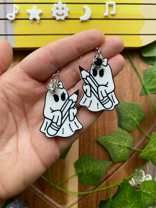 Doodle Ghostie Earrings