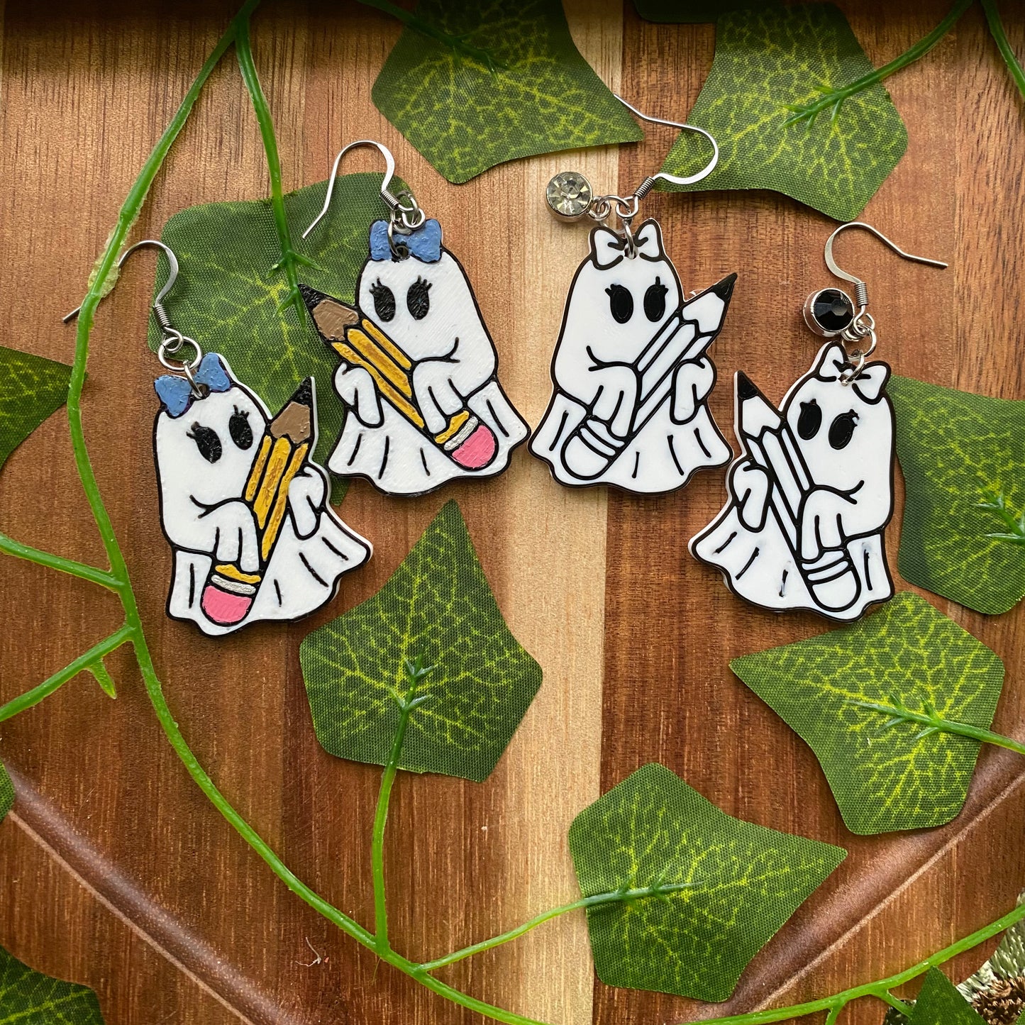 Doodle Ghostie Earrings