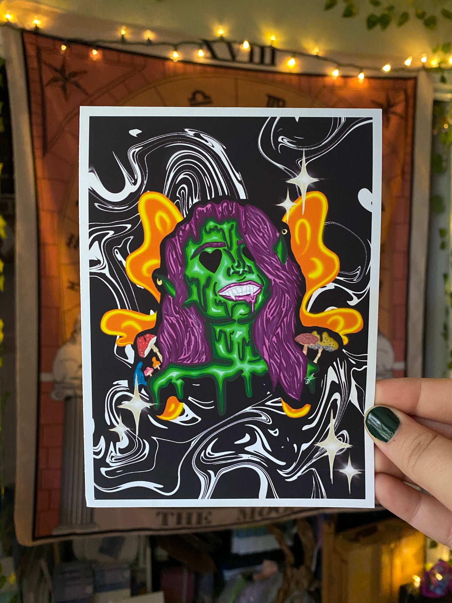 Queen Goblin of the Acid Meadows Print