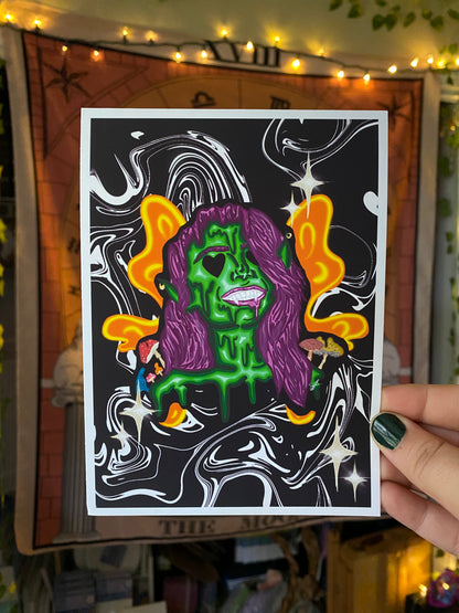 Queen Goblin of the Acid Meadows Print