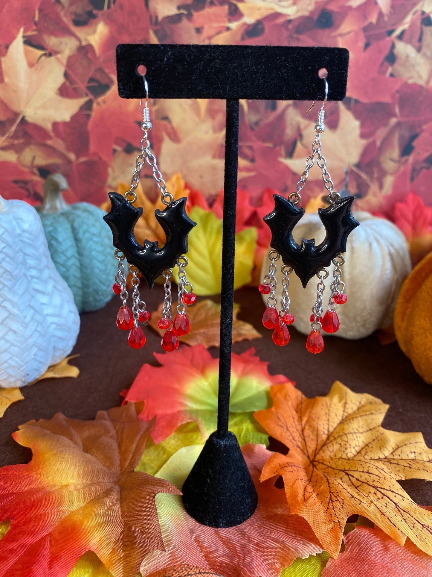 Jeweled Classic Black Bats