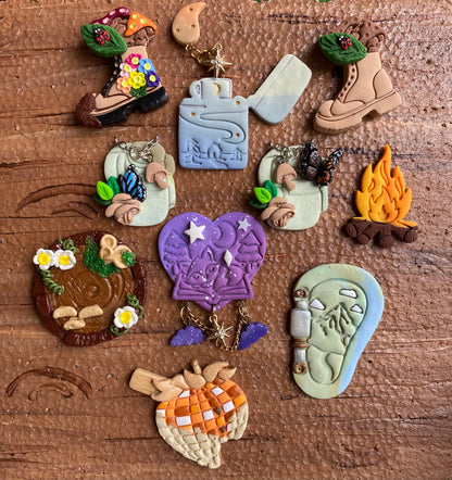 Sizzling CampFire Pins