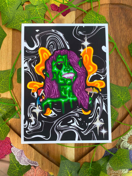Queen Goblin of the Acid Meadows Print