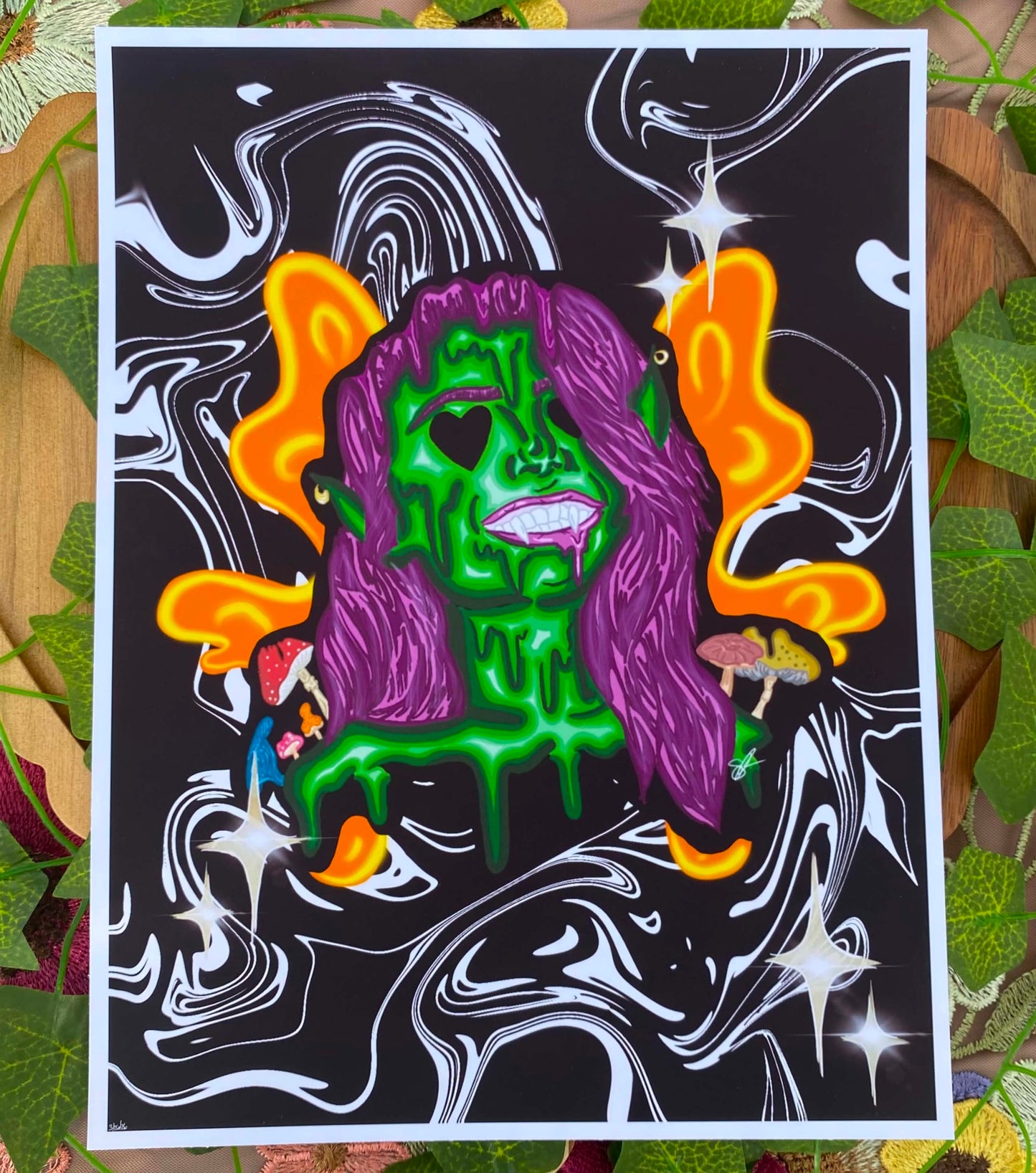 Queen Goblin of the Acid Meadows Print