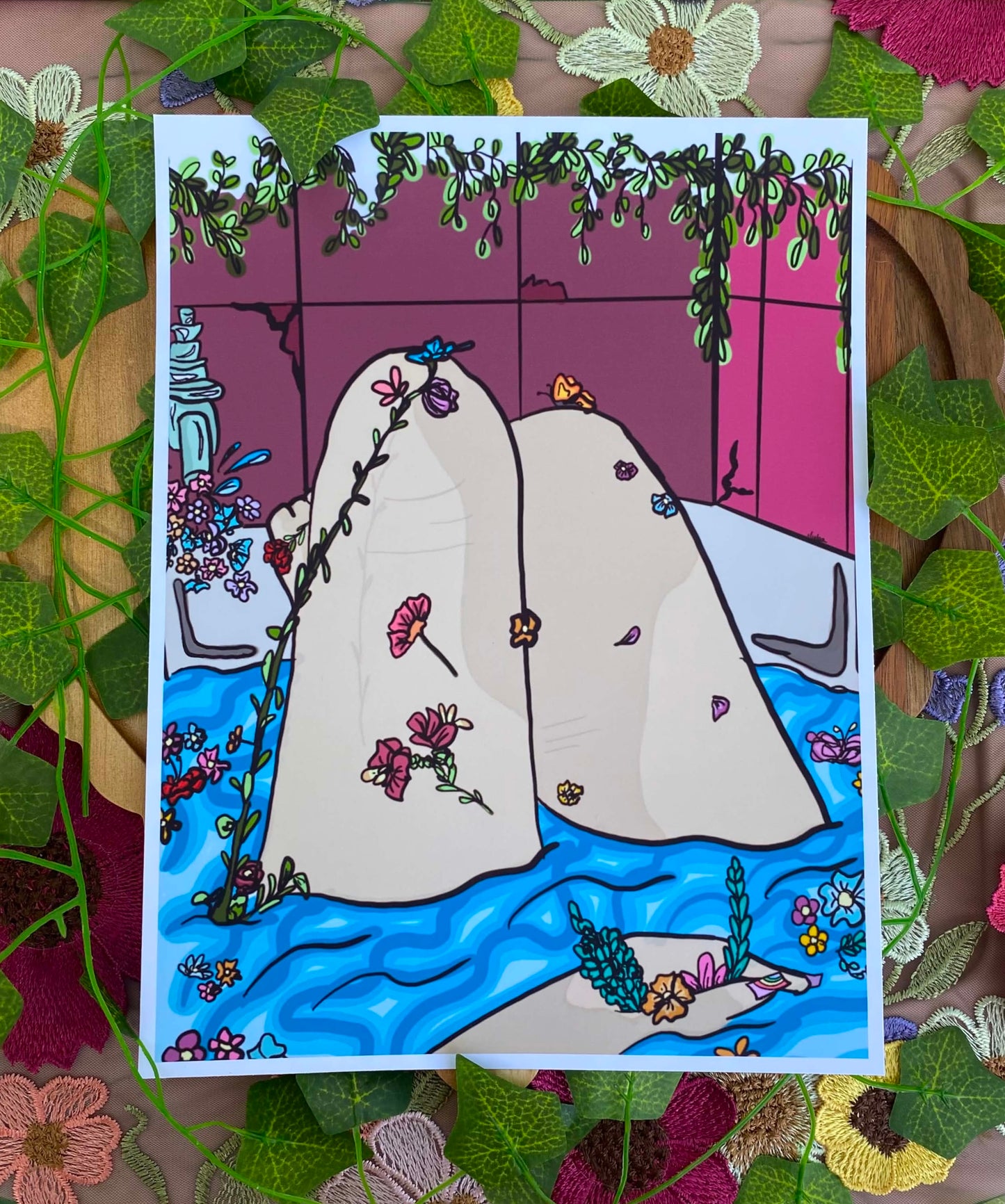 Healing is my New Friend Print