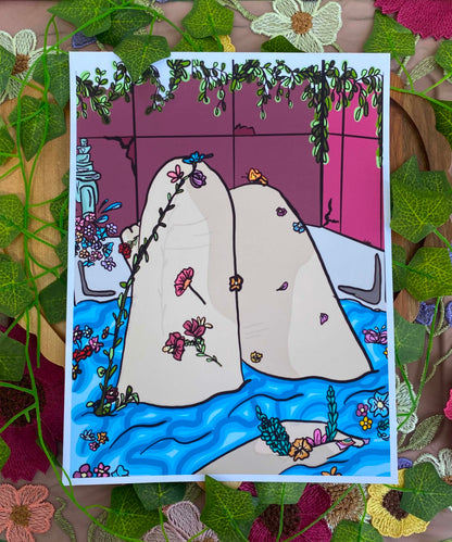 Healing is my New Friend Print
