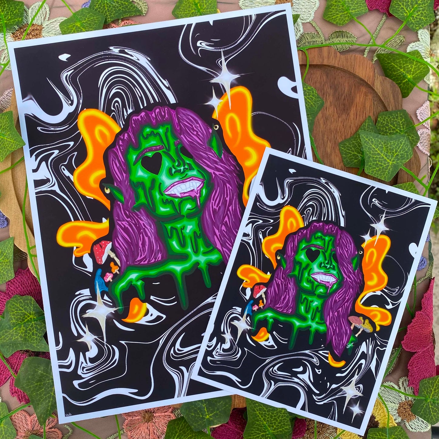 Queen Goblin of the Acid Meadows Print