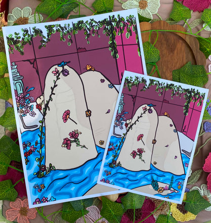 Healing is my New Friend Print